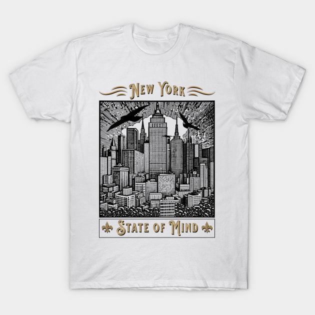 New York State of Mind T-Shirt by Richardramirez82